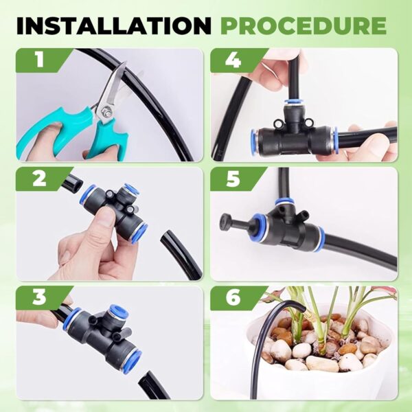 360° Arc Automatisches Tropfbewässerungssystem 5m Kit