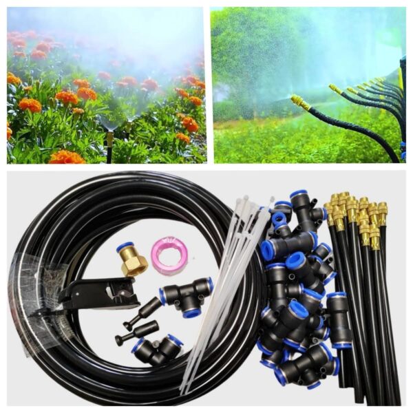 360° Automatisches Gartensprinklersystem – Intelligent, Verstellbar, 15m Set