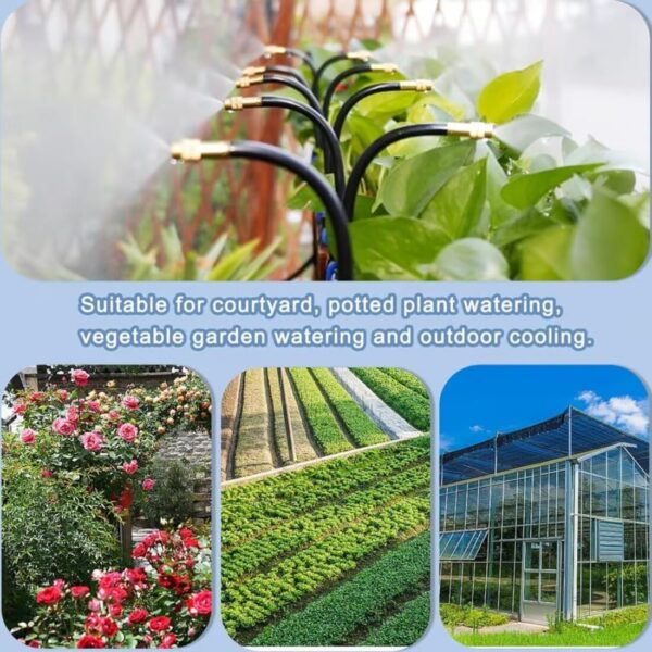 360° Automatisches Gartensprinklersystem – Intelligent, Verstellbar, 15m Set