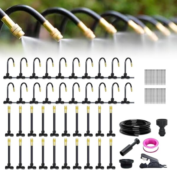 360° Automatisches Gartensprinklersystem Tropfbewässerung Hochbeet