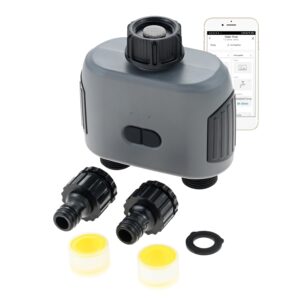 Aupoko Bewässerungscomputer 2-Zonen Bluetooth-App IP55