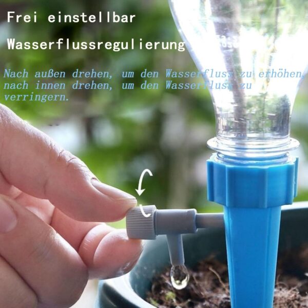 Automatisches Bewässerungsset 12-teilig mit verstellbaren Sprühköpfen für Garten & Balkon