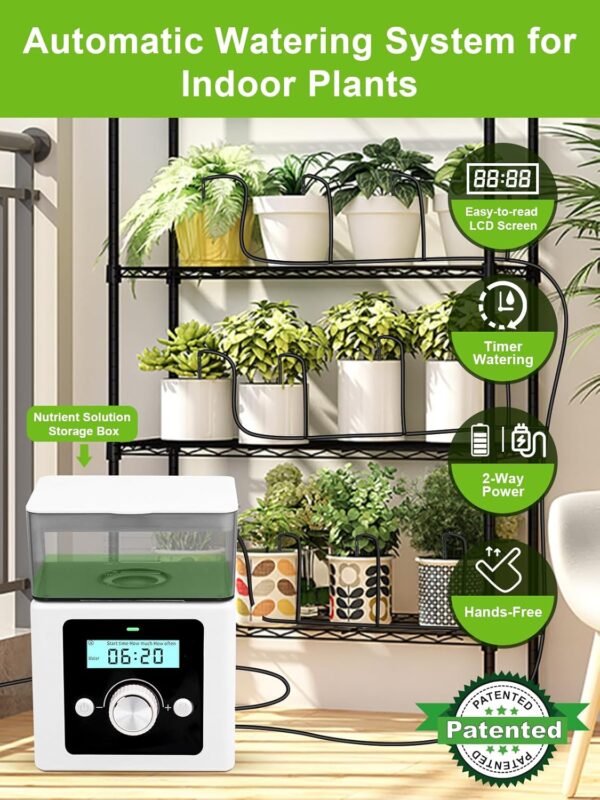 Automatisches DIY-Gießsystem für Zimmerpflanzen – Ferienideal