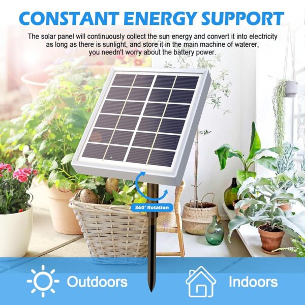 Automatisches Solar-Tropfbewässerungssystem mit Timer für 15 Töpfe
