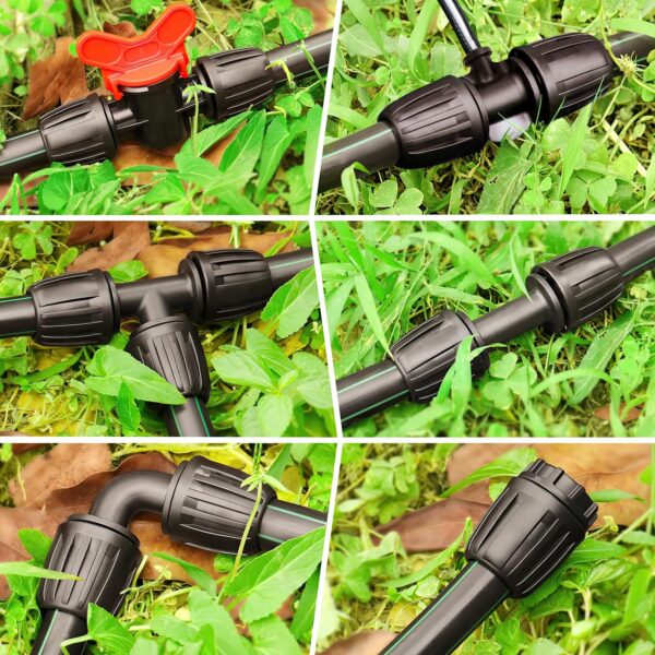 Bewässerungs-Set für 1/2" Tropfschläuche – 22 Dornverbindungen