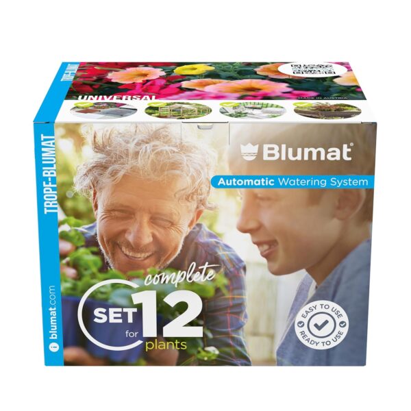 Blumat Tropf Bewässerungsset – Automatisch für 12 Pflanzen, nachhaltig
