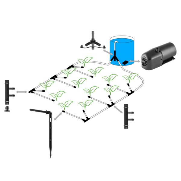 Blumfeldt Greenkeeper Automatisches Gießsystem Schwarz