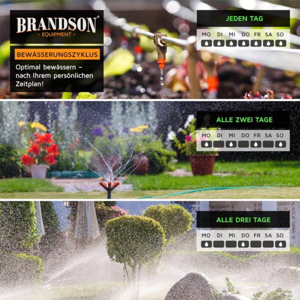 Brandson Digitaler Bewässerungsregler mit Display – Automatische Bewässerung