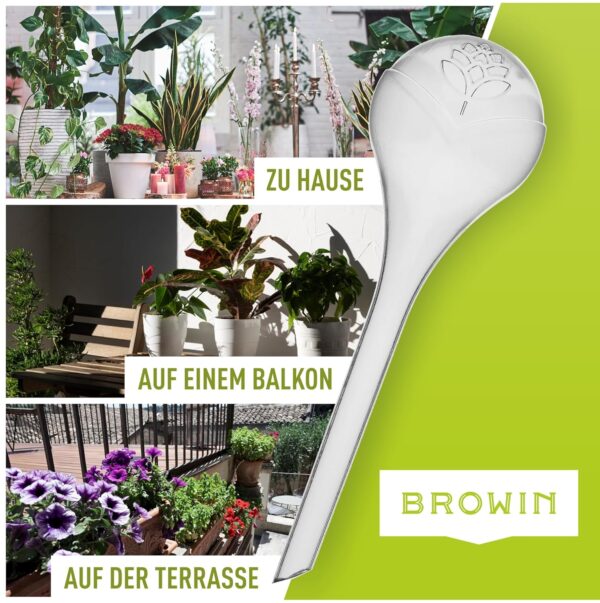BROWIN® Pflanzenbewässerungskugeln 400 ml, Tropfbewässerung