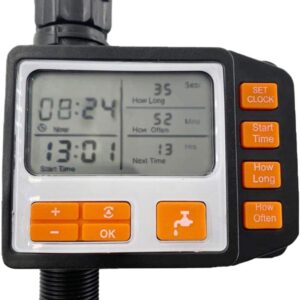 DOITOOL Programmierbarer Wetterfester Schlauch-Timer Automatisch/Digital