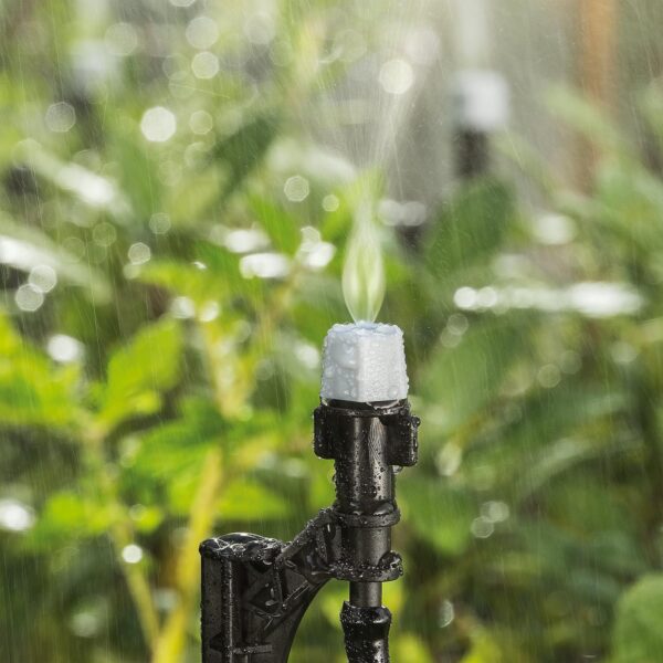Esotec Solar WaterSpray: 20 Sprüher, Bewässerungscomputer, Solar-Automatik