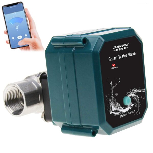 FROGBRO Zigbee Wasser-Ventil, Drahtloser Timer, IP67 Wasserdicht, App-Steuerung