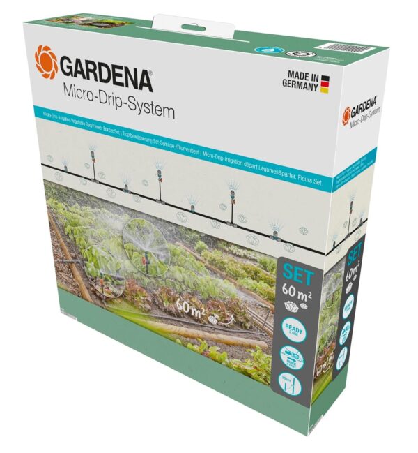 Gardena Micro-Drip-System Beetbewässerung 60 m² Wassersparend