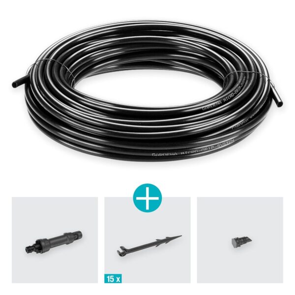 Gardena Micro-Drip-System Start-Set für Reihenbewässerung mit Tropfern