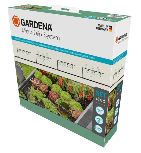 Gardena Micro-Drip-System Starter-Set: Bewässerung für 35 Pflanzen, wassersparend