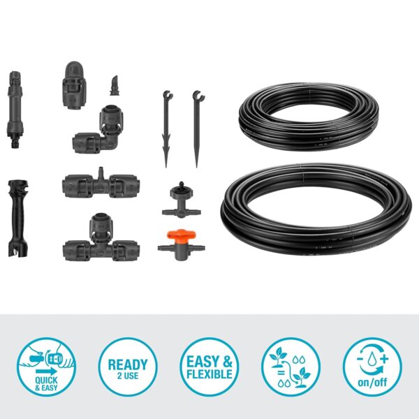 Gardena Micro-Drip-System Starter-Set: Bewässerung für 35 Pflanzen, wassersparend