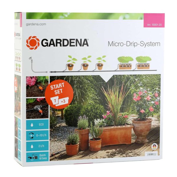 Gardena Tropfbewässerungsset: Micro-Drip-System, Komplettset, Wassersparend