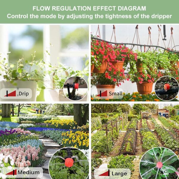 Gartenbewässerung Kit Automatisch 15m Tropf- & Sprühsystem