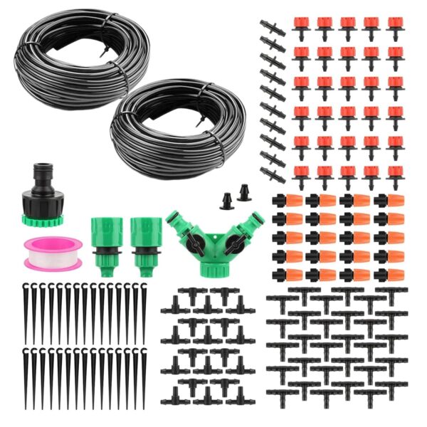Gartenbewässerung Kit Automatisch 15m Tropf- & Sprühsystem