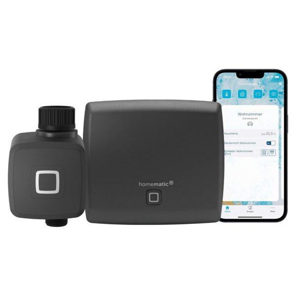 Homematic IP Bewässerungsaktuator App-Steuerung Intelligente Gießung 162114A0