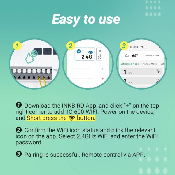 Inkbird IIC-600-WiFi: 6-Zonen-Bewässerungssteuerung mit App & WiFi