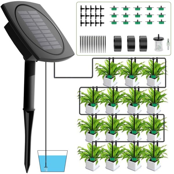 Joysing Solar-Bewässerung 15m Timer Automatisch Anti-Siphon