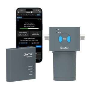 LinkTap 2-Zonen Batterie-Smart-Bewässerung mit App, Wetterintelligent, Längere Reichweite als WiFi