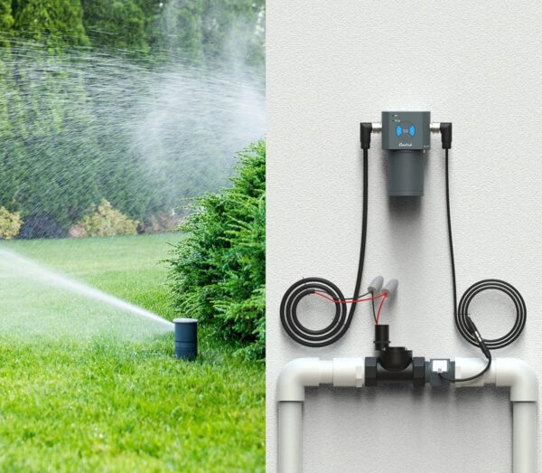 LinkTap 2-Zonen Batterie-Smart-Bewässerung mit App, Wetterintelligent, Längere Reichweite als WiFi
