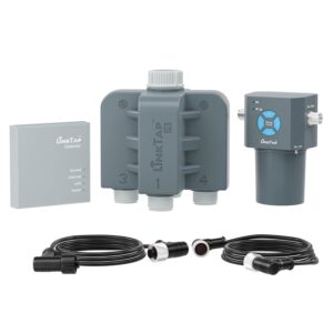 LinkTap Q1: 4-Zonen Drahtlose Bewässerung mit Flussmessern, IP66