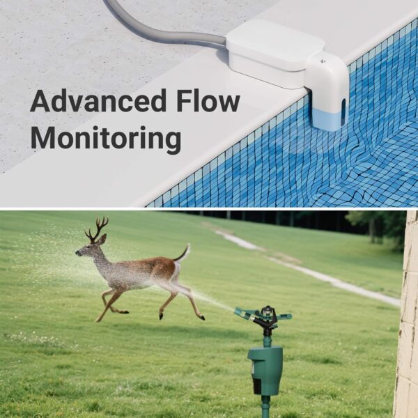LinkTap T1 Intelligenter Bewässerungscomputer, 2-Zonen-Steuerung, Wetteranpassung, Reichweite > WiFi