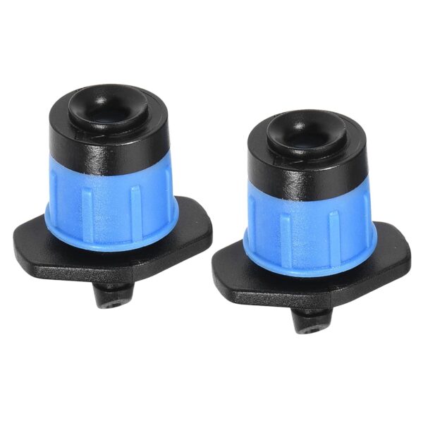 M METERXITY 50er-Pack Bewässerungstropfer 360° Einstellbar 29 mm Schwarz/Blau