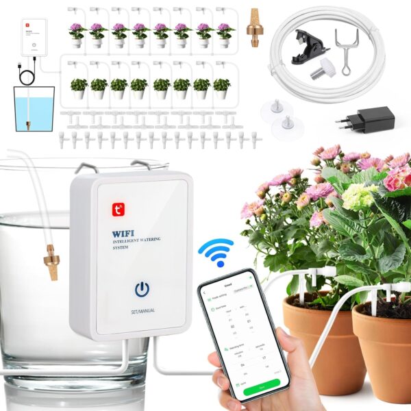 MOOKLIN ROAM WiFi Tropfbewässerung App-Steuerung Auto/Smart-Modus