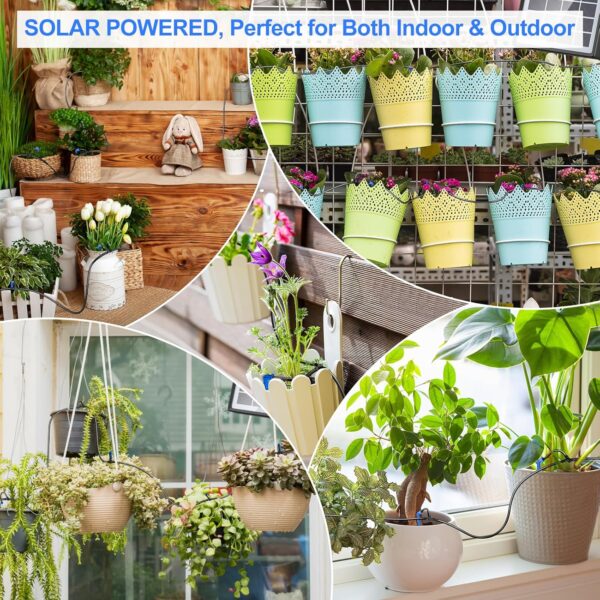 PChero Solar-Bewässerung mit Timer & automatischer Tropf für Balkon & Garten