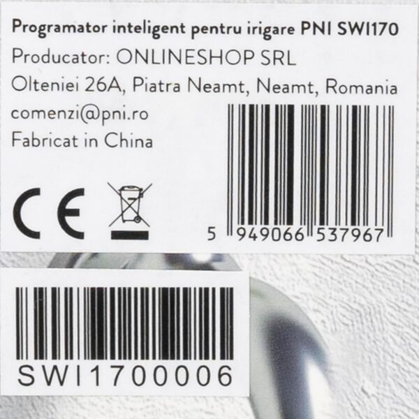 PNI SWI170 Smart WiFi-Bewässerung Tuya App Alexa/Google Home