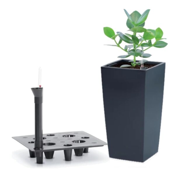 Prosperplast Quadratisches Bewässerungssystem Blumentöpfe 21 cm
