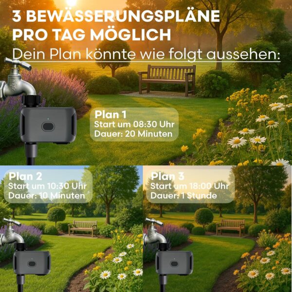 rainfactory Bewässerungscomputer WLAN App-Steuerung Alexa-kompatibel