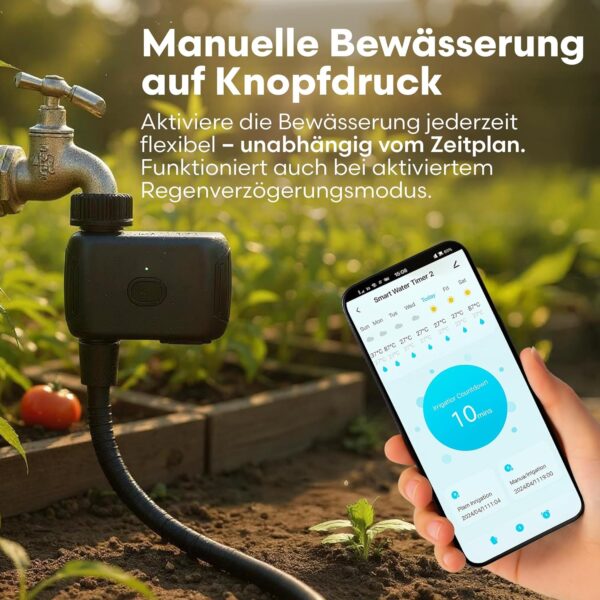 rainfactory Bewässerungscomputer WLAN App-Steuerung Alexa-kompatibel