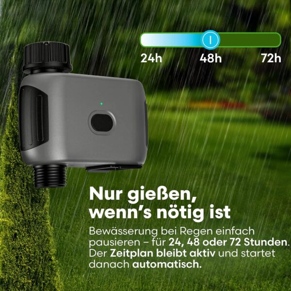 rainfactory Bewässerungscomputer WLAN App-Steuerung Alexa-kompatibel