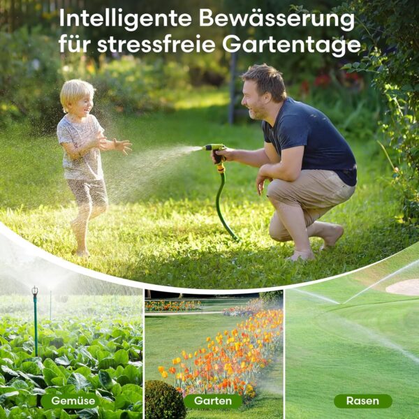 rainfactory Bewässerungstimer 2 Ausgänge IP55 wasserdicht Regenverzögerung