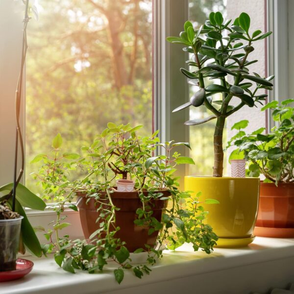 Relaxdays Terrakotta-Gießkegel, Set 4 für 1,5L PET-Flaschen