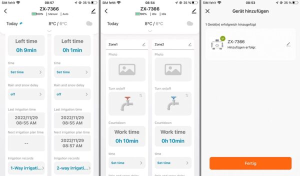 Royal Gardineer 2-Zonen-Bewässerungscomputer Bluetooth 5 App-Timer