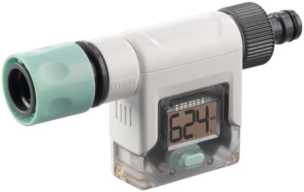Royal Gardineer 4er-Set Smart Wassermesser Gartenschlauch WiFi App Bluetooth