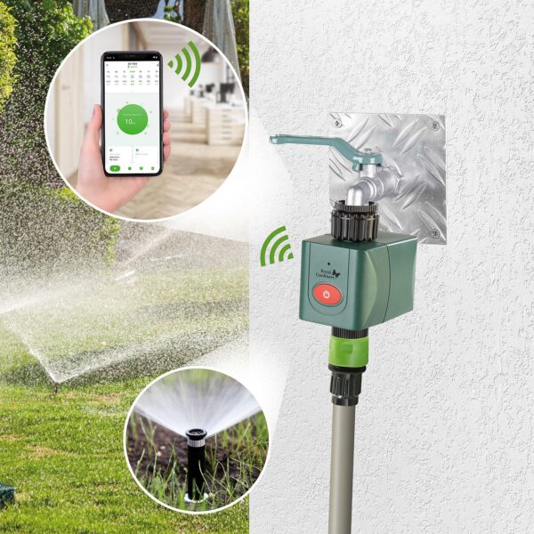 Royal Gardineer Elesion: 2 WLAN-Bewässerungscomputer mit App & Wetterkompensation
