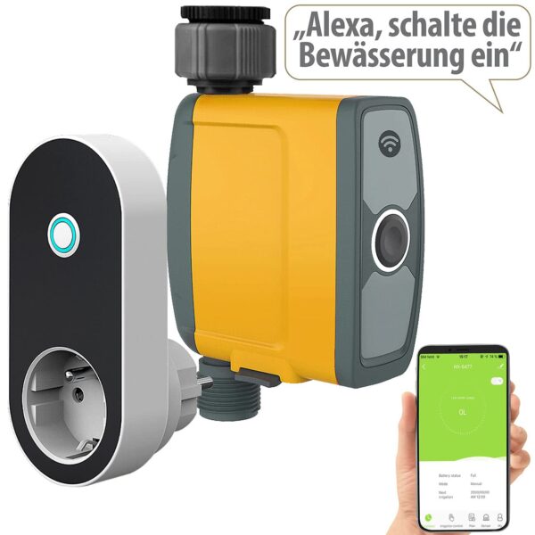 Royal Gardineer WLAN-Bewässerungsventil mit App-Steuerung