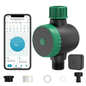 SEC 24 WiFi-Bewässerungscomputer mit App & Alexa-Steuerung