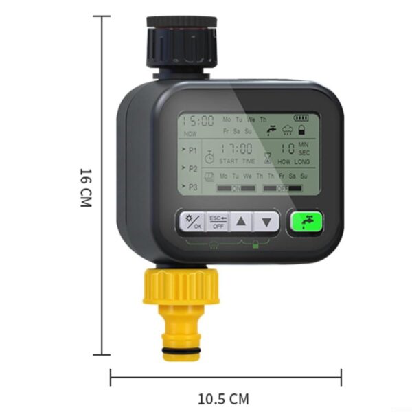 Smart Garden Bewässerungs-Timer mit 6 Modi, Regensensor, IPX5 wasserdicht