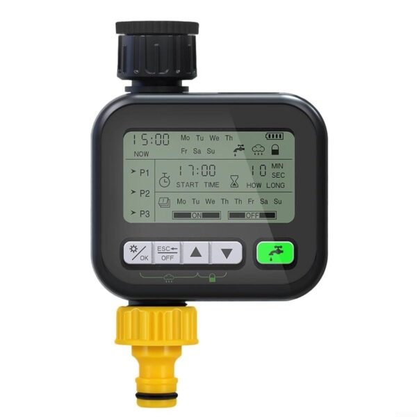 Smart Garden Bewässerungs-Timer mit 6 Modi, Regensensor, IPX5 wasserdicht