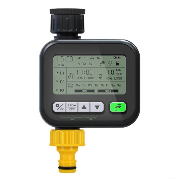 Smart Garden Bewässerungs-Timer mit 6 Modi, Regensensor, IPX5 wasserdicht