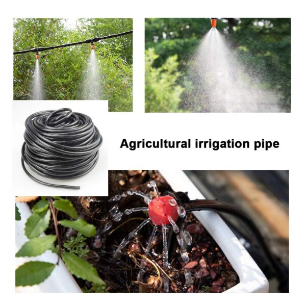 Tropfschlauch 4/7 mm, 30 m Mikro-Drip für Garten & Rasen