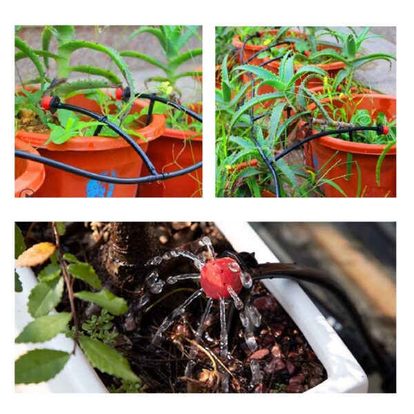 Tropfschlauch 4/7 mm, 30 m Mikro-Drip für Garten & Rasen